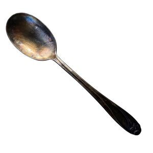Daffodil‎ (Silverplate, 1950)by International Silver Cream Soup Spoon...